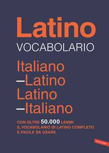 Libro Vocabolario latino Italo Lana